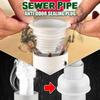 Three Piece Set Drain Pipe Seal Floor Drain Seal  for Bathroom Washing Machine and Sink Drainage