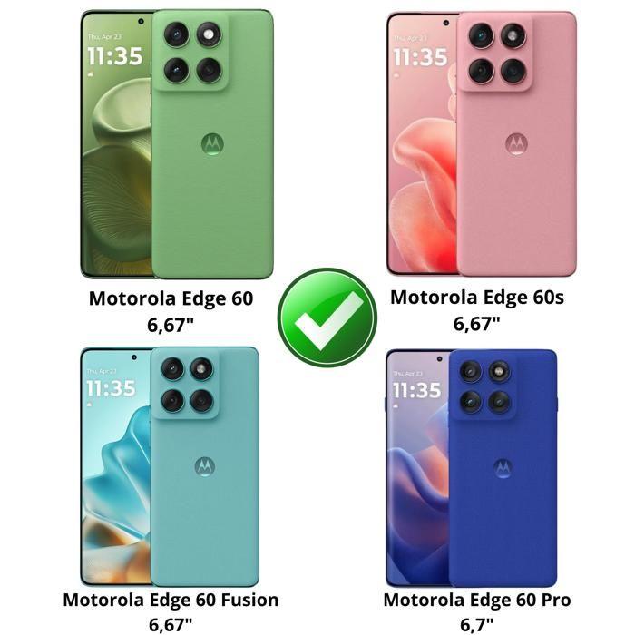 Verre Trempé pour Motorola Edge 60/Edge 60s/Edge 60 Pro/ Edge 60 Fusion [Pack 4] Film Vitre Protection Ecran Phonillico®