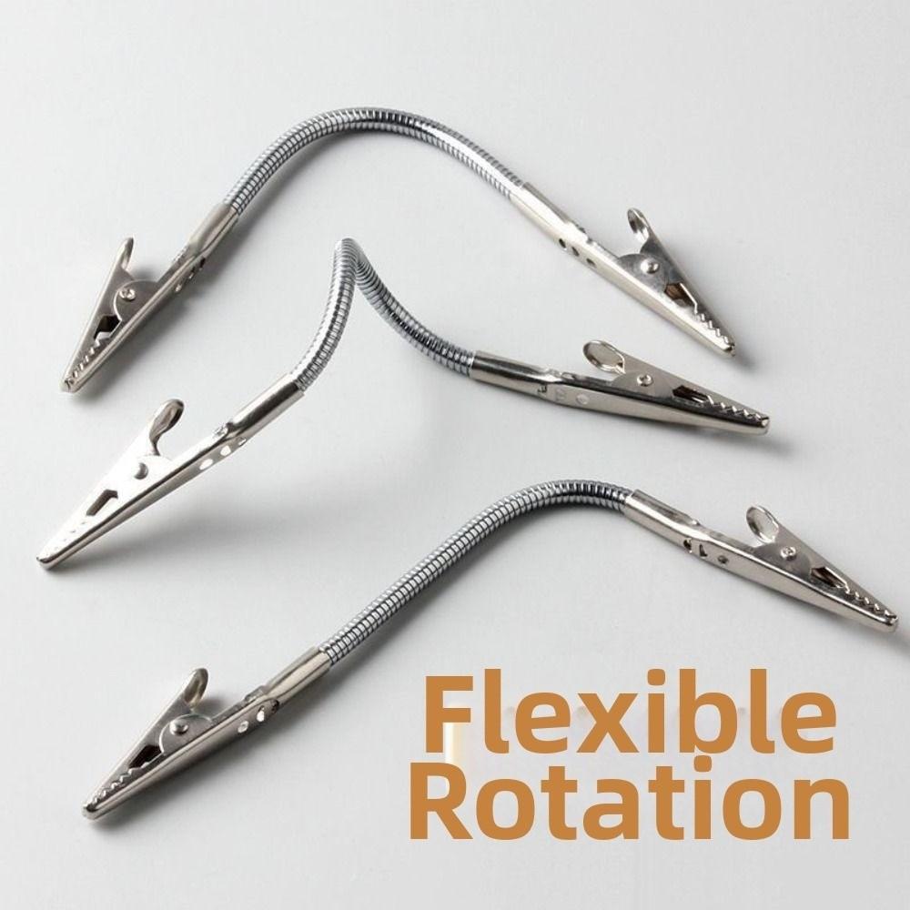 10Pcs Multifunctional Universal Crocodile Clip Adjustable Broken Incense Clip Outdoor Camping