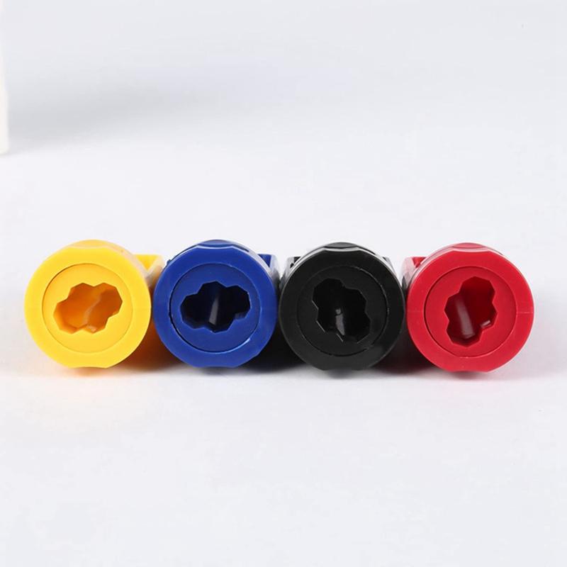 Carpenter Pencil Sharpener- 4 Pack Manual Pencil Sharpener for Flat Carpenter Pencils , Portable Pencil Sharpening Tool