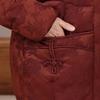 Schwarze Winter-Baumwolljacke für Frauen mittleren Alters und ältere Frauen - Kurz, Stilvoll, Gefütterte Oberbekleidung für Mama und Oma