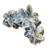 Delicate Frangipani Pattern Hair Claw Clip Lightweight Plastic Hairpin for Women Girls Fashion Hair Accessories
