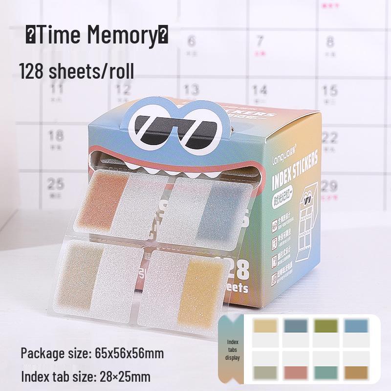 Blue Fruit Pearlescent Gradient Sticky Notes - Adhesive Memo Pads for Students