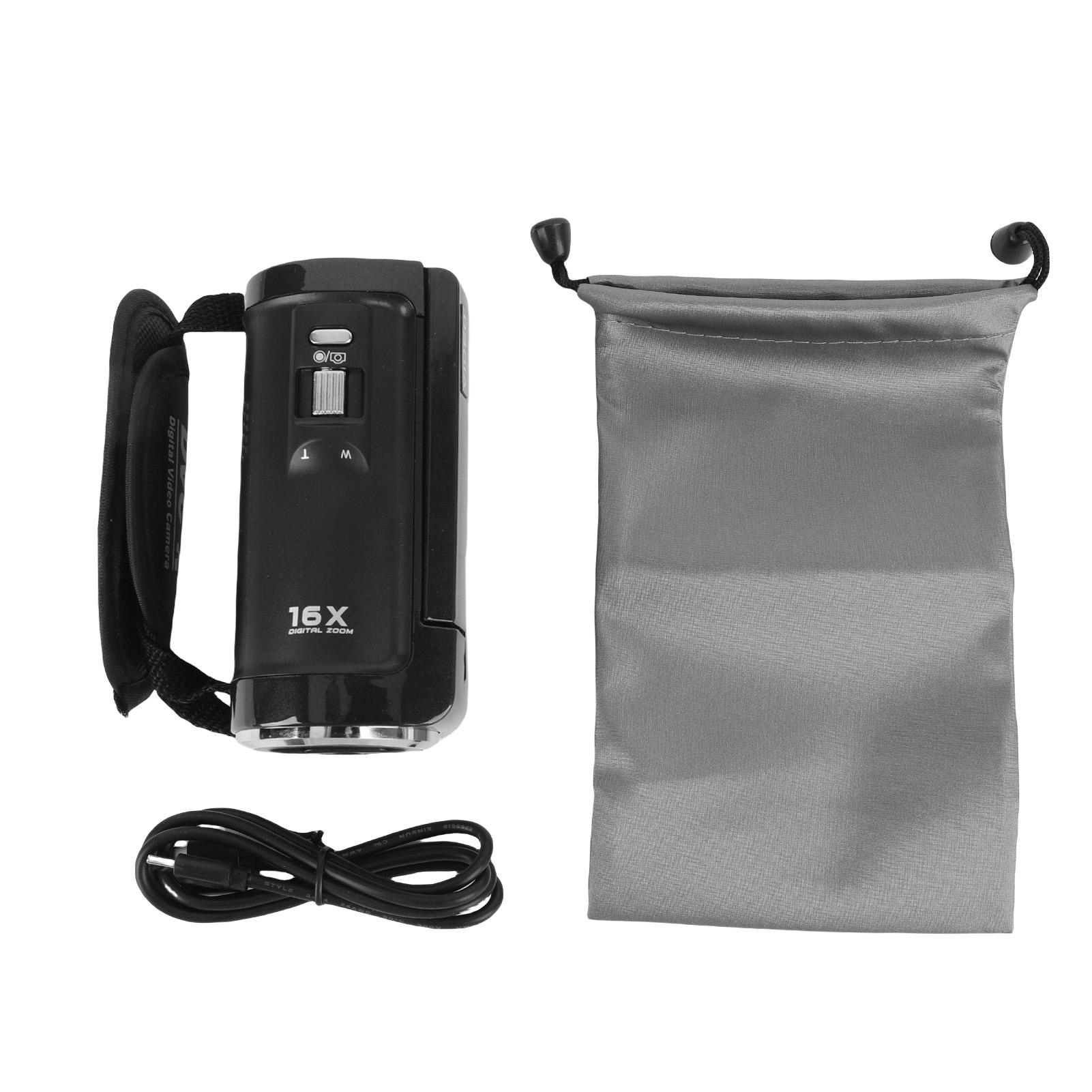 

Video Camera Camcorder Digital Camera Recorder 2.7K Video 50MP Photo with 2.8 Inch 270 Degree