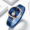 Light Luxury Diamond Set Women's Watch Simple Sun Pattern Waterproof Steel Belt Women's Watch