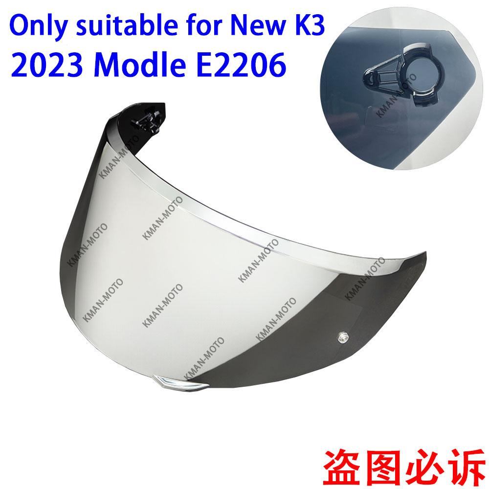 K3 Visor for AGV K3 Shield 2026 New Mold E2206 Photochromic Old K3 High Strength Sunscreen Capacete WindshielHelmet Visor Shield