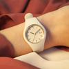 Autorisierte Ice-watch Damenuhr 019528 ICE glam gebürstete Mandelhaut klein