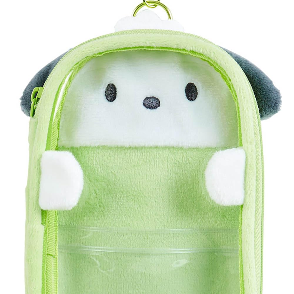 Sanrio Suporte de acrílico (Aproveite o Idol) Pochacco, Tamanho de Armazenamento: Aproximadamente. 14cm x 8cm (650536)