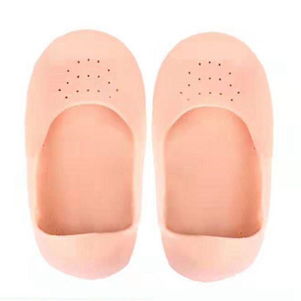 

Предотвратить трещины на пятках Противоскользящая подушечка для высоких каблуков Силиконовые носки-лодочки Вставка-подушечка Женские стельки S телесный