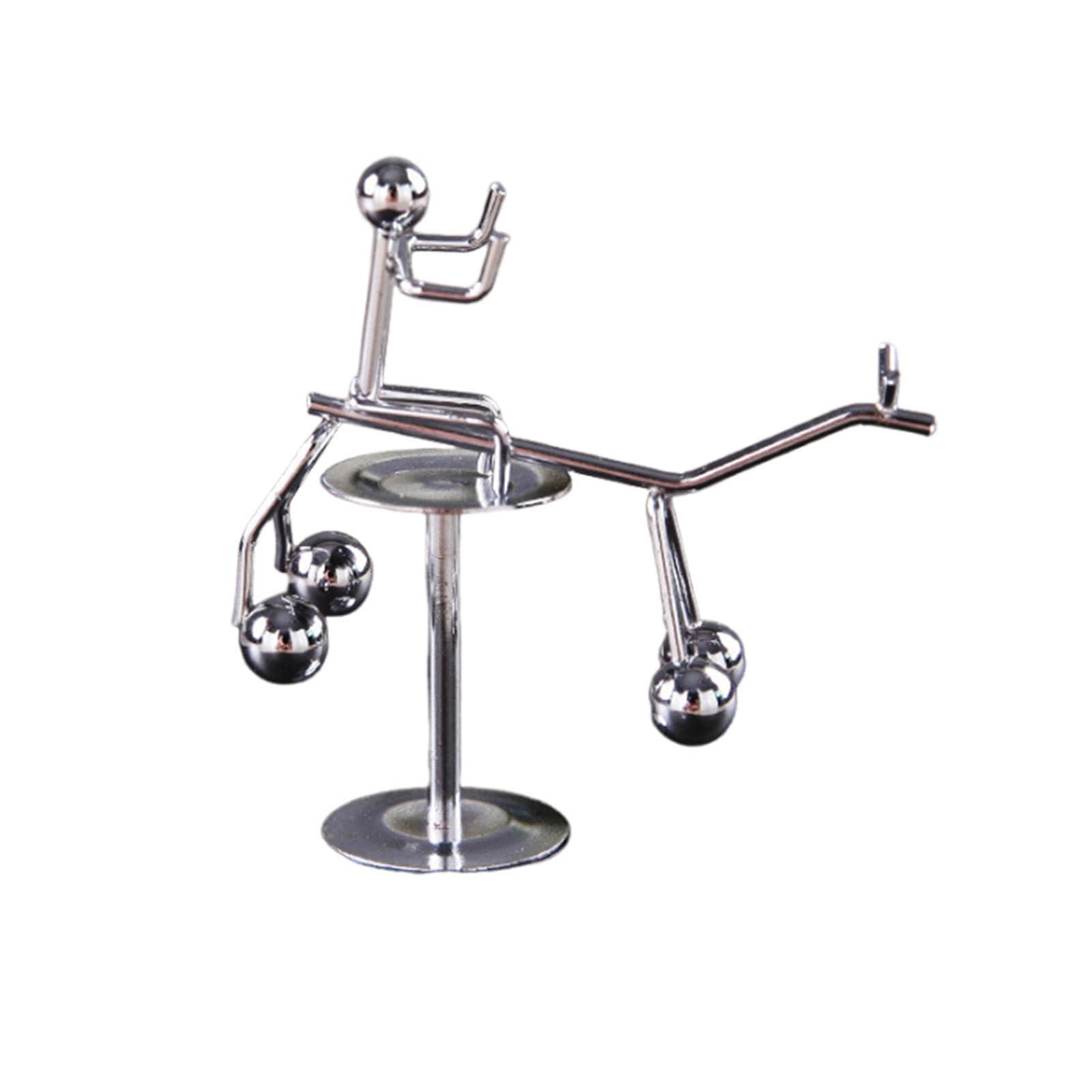 

Креативный маятник с балансирующим шаром, тяжелая атлетика, маленькая неваляшка, украшения One Size