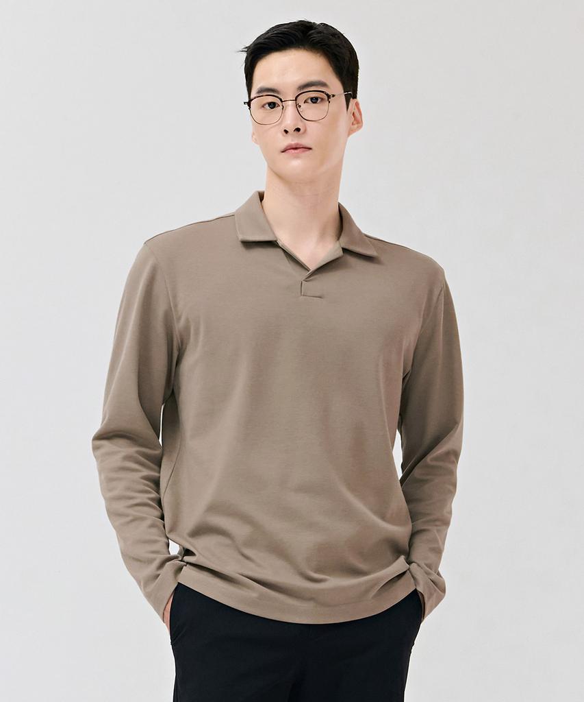 CHASECULT Men'S Open-Neck Collared T-Shirt-Dezk5106B0X