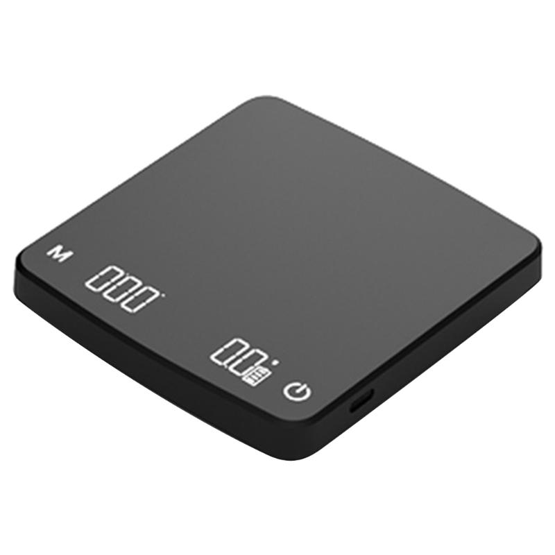 

Цифровые кухонные весы с таймером, капельные весы для эспрессо 2/3 кг/0,1 г, портативные весы для кофе с высокой степенью подзарядки