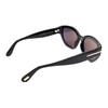 TF Rectangular Logo Design Sunglasses Women sunglasses Black FT108601A55