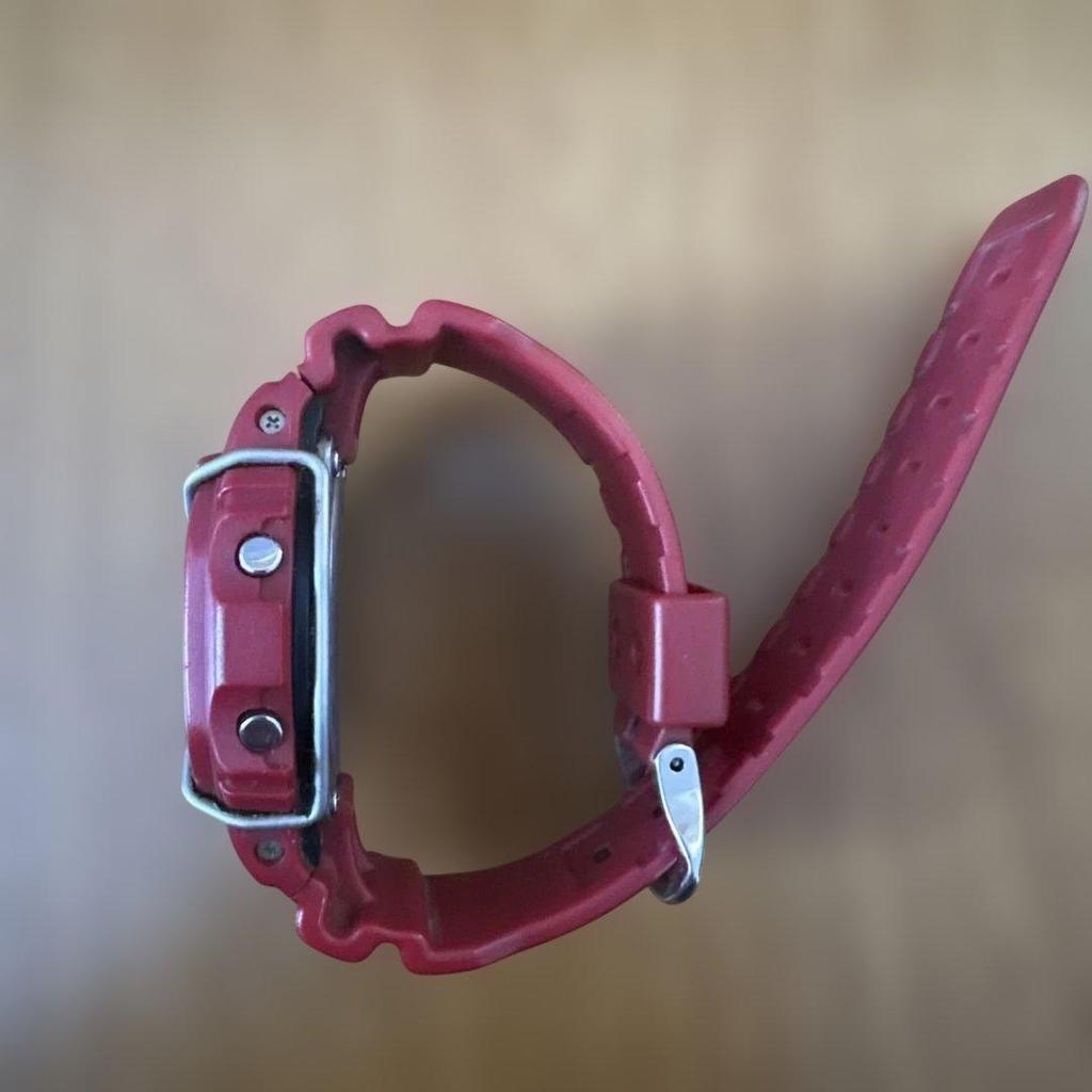 Used CASIO G-SHOCK DW-5600 with Protector Red "Namirider"