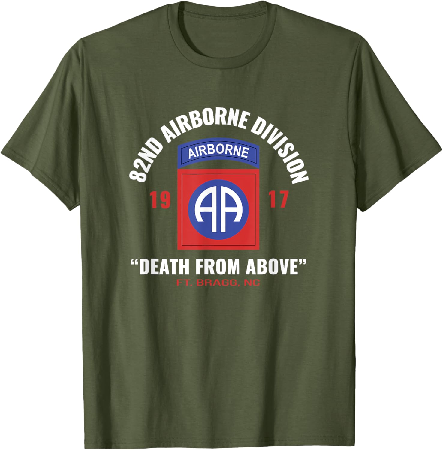 

82nd Airborne Division T-Shirt 100% Cotton O-Neck Short Sleeve Summer Casual Mens T-shirt Size S-3XL 4XL