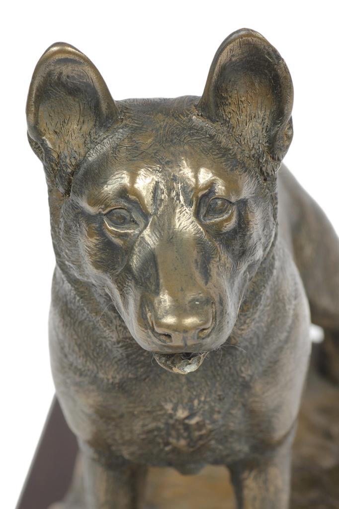 Cane da pastore tedesco, cane lupo alsaziano - statua di cane, figurina per ufficio, trofeo per esposizione canina del marchio Art-Dog