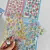 Japan Style Solid Jelly Stickers  Kawaii 3D Sticker Water Droplet Diy Stationery Stickers Party Favors Students Gifts Stickers