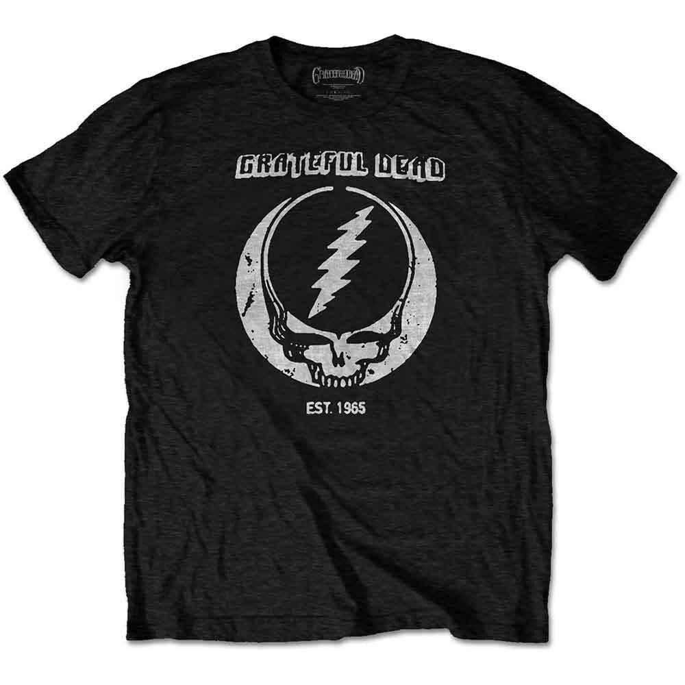 Grateful Dead T Shirt Est 1965 Band Logo Unisexs Eco Tee Black M S