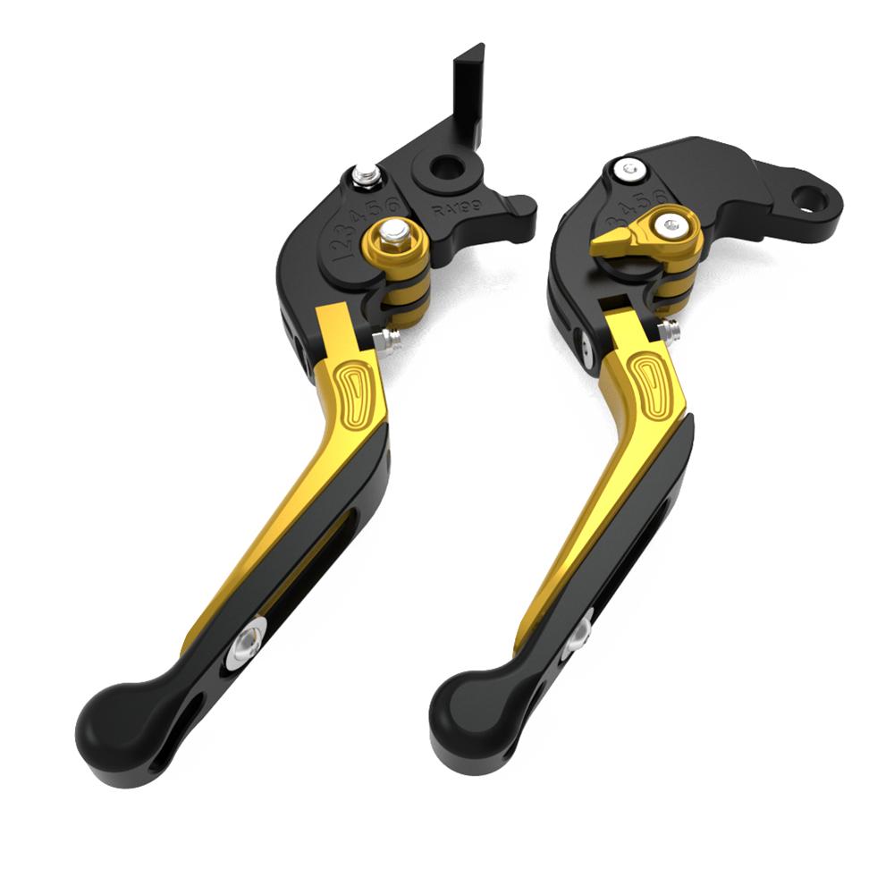 Motorcycle Brake Clutch Levers For Kawasaki ER-5 1997 GPZ500S 1987 1988 1989 1990 1991 CNC Adjustable Foldable Extendable золотой