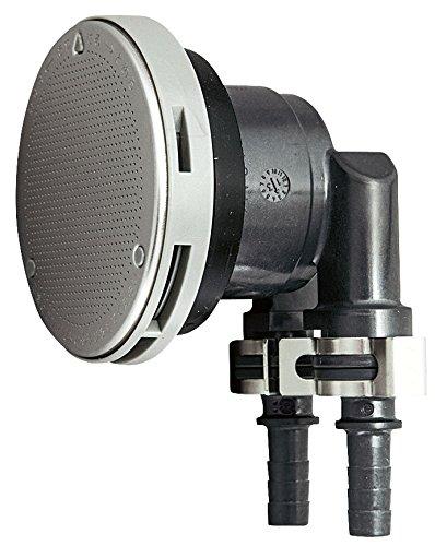 SANEI Bathroom Reheating Pipe Part, Single-Port Circulation Connection Fitting, L-Shaped, with Stainless Steel Cover