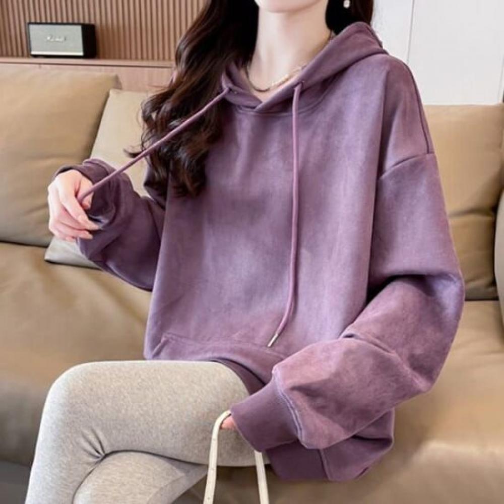 Navava Men Casual Daily Loose Fit Long Sleeve Hoodie Nt3069