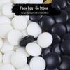 1,8 cm Imitation Jade Go-Steine, Schwarz und Weiß Harz Melamin, Klein 22 mm, Großpackung