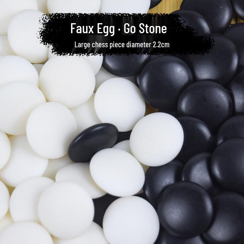 1,8 cm Imitation Jade Go-Steine, Schwarz und Weiß Harz Melamin, Klein 22 mm, Großpackung