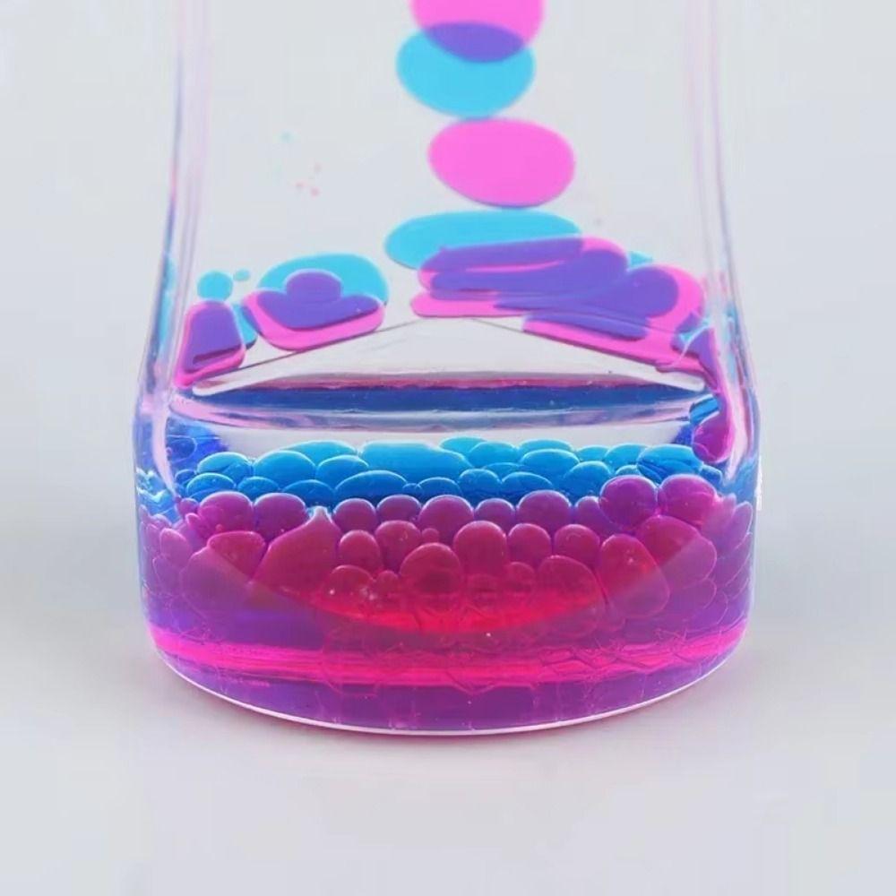Acrylic Floating Motion Bubble Timer Creative Movement Sensory Toys Stress Relief Props