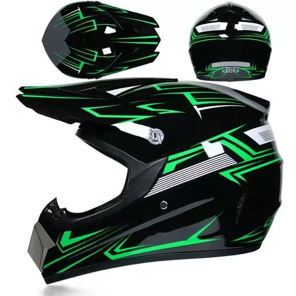 Motorcycle Helmet Off-Road Racing Riding Helmet ABS Breathable Mountain Bike Helmet Color Off-Road Helmet