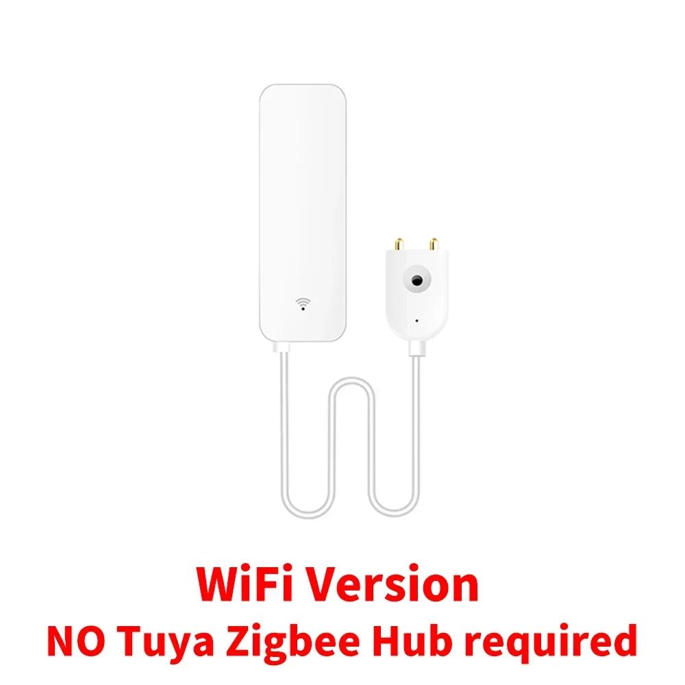 Tuya WiFi Zigbee Water Leak Sensor, Water Leak Detector, Smartlife APP Notification Alerts,Water Flood Leak Alarm Home Security WiFi Version