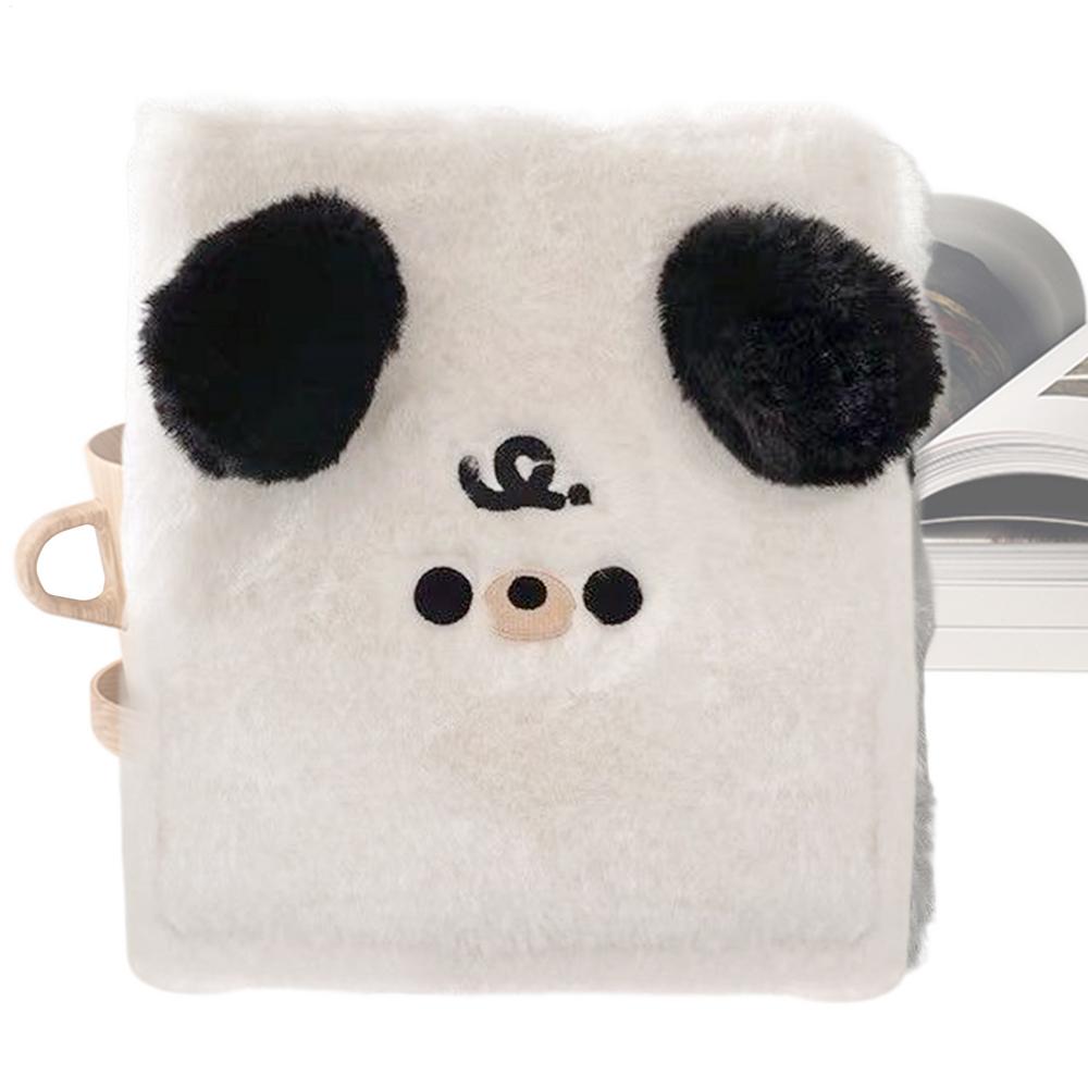 Photo Album Plush A6 Soft Book Cute Plush Photocard Book for Collection Personal Party Daily Travel Memory Lifestyle School Home
