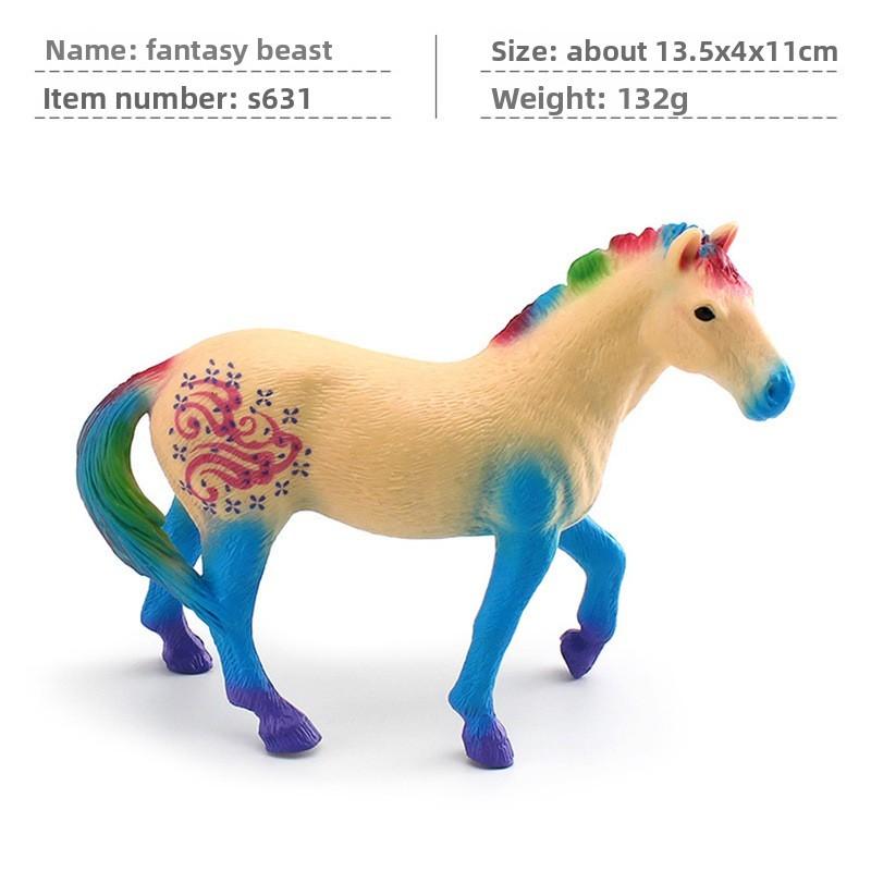 Unicorn Figurine Collectible Pvc Model For Kids Fantasy Animal Decor Play Toy