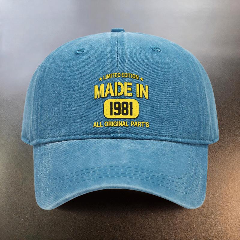 Limited Edition Original Genuine Washed Hat from  Casual Outing Sunshade Baseball Cap Fashionable Couple Essential Hat Re 1pc