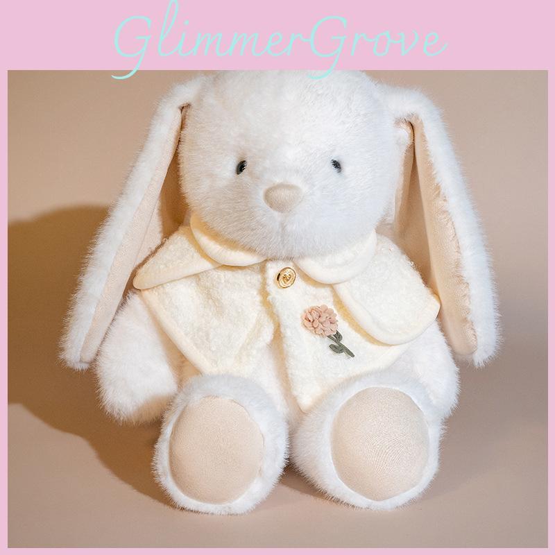 Bunny Toy Plush Doll Shawl Rabbit Sleep Buddy Stuffed Animal Occasions Gift