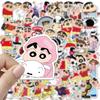 50 Cartoon Crayon Shin-chan Waterproof Stickers for Laptops, Suitcases, or Guitars