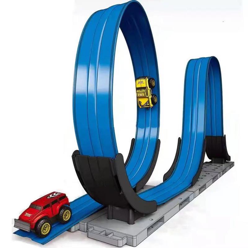 Anti-Gravity Climbing Car: Educational Inertial Hovercraft Toy with Assembled Track