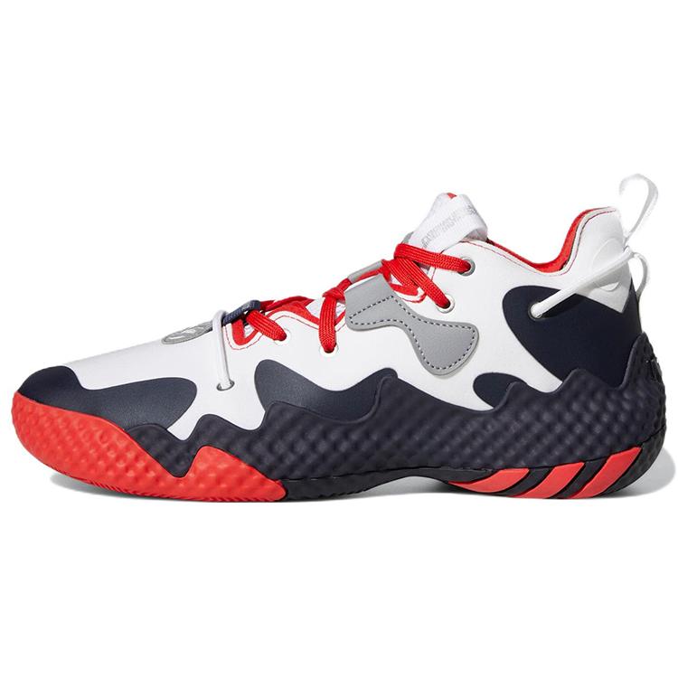New Adidas Harden Vol. 6 'White Vivid Red Legend Ink' GV9081