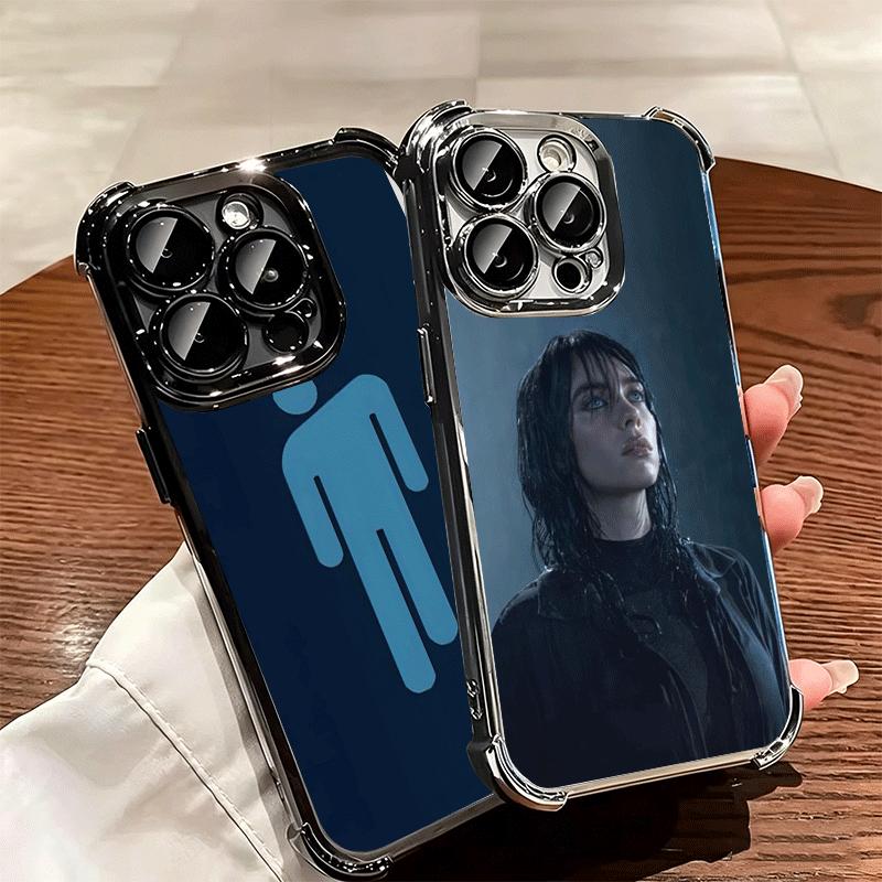 Hit Me Hard and Soft B-BillieS Soft Phone Case For iPhone 15 16 17 Air 14 Pro Max 16E Plus 13 12 Mini Plating Anti-Fall Fundas