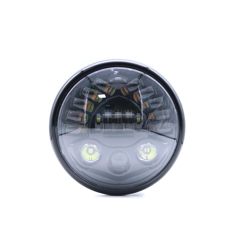 7 Inch Round Led Headlight With Headlight Shell Housing Hi/Lo Beam Projector Motor 7" Round Headlamp