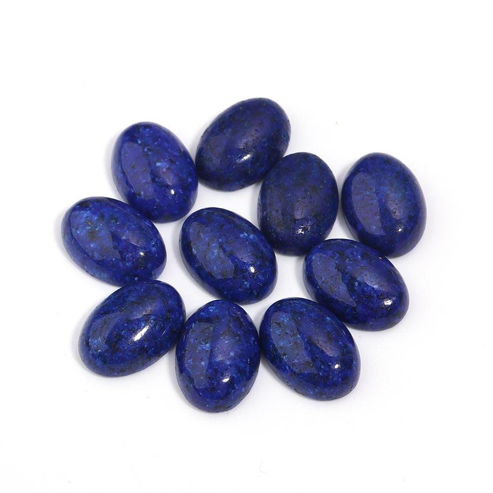 Wholesale 2-10pcs/lot Natural Gem Stone Lapis Lazuli Oval Cabochon Cameo CAB Fit 10x14mm/13x18mm/18x25mm DIY Jewelry Making