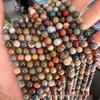 Alashan Natural Jade Multicolor Round Beads - DIY Crystal Jewelry Accessories