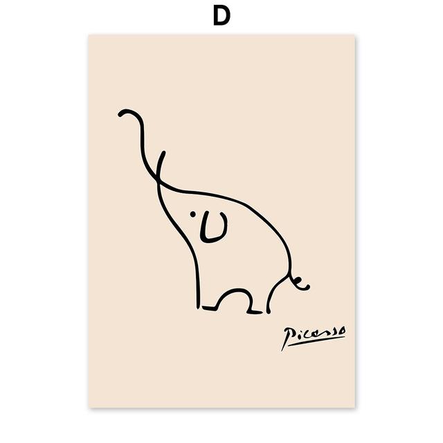 

Абстрактная выставка Матисса Баухауза Пикассо, современные настенные художественные принты, холст, живопись, постеры, настенные панно для декора гостиной без рамки 21*30cm No Frame