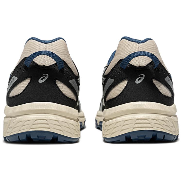 Asics Gel-Venture 6 Aderență Nouă Durabil Respirabil Rebound Pantofi de Alergare Trail Top Jos Bărbați sneaker Alb Negru 1011B550-105