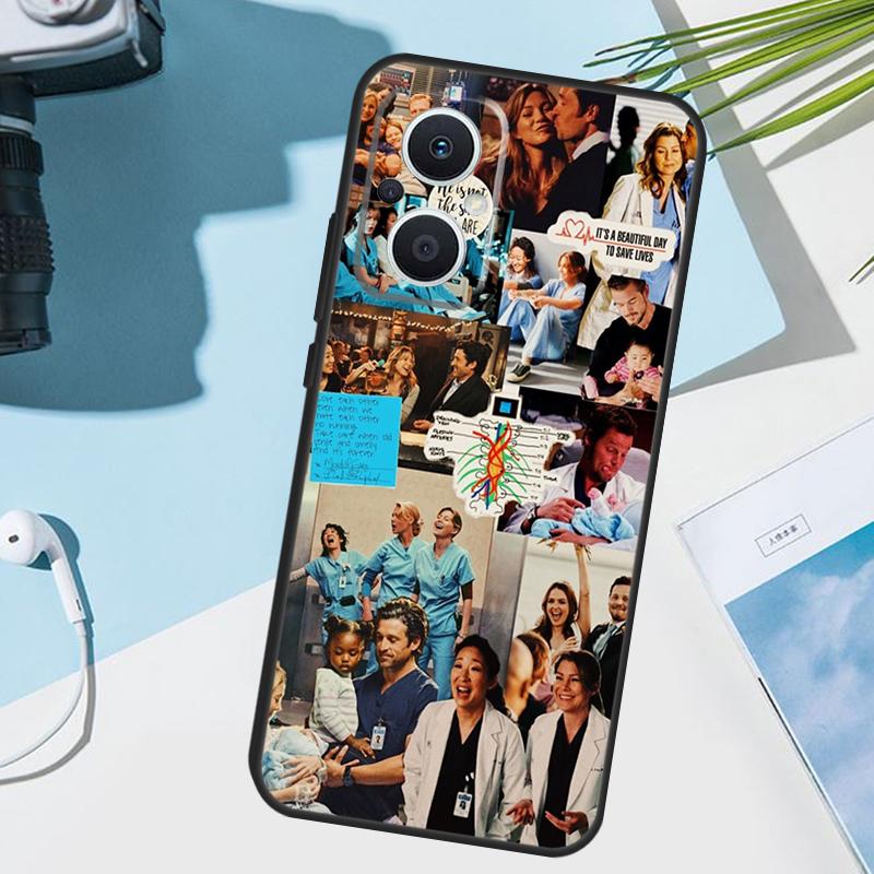 

Greys Anatomy Collage Cover For OPPO Reno 7 8 Lite 10 12 13 14 Pro 11 F 12F 13F 14F OPPO Find X8 X5 X6 X9 Pro Case OPPO Find X9