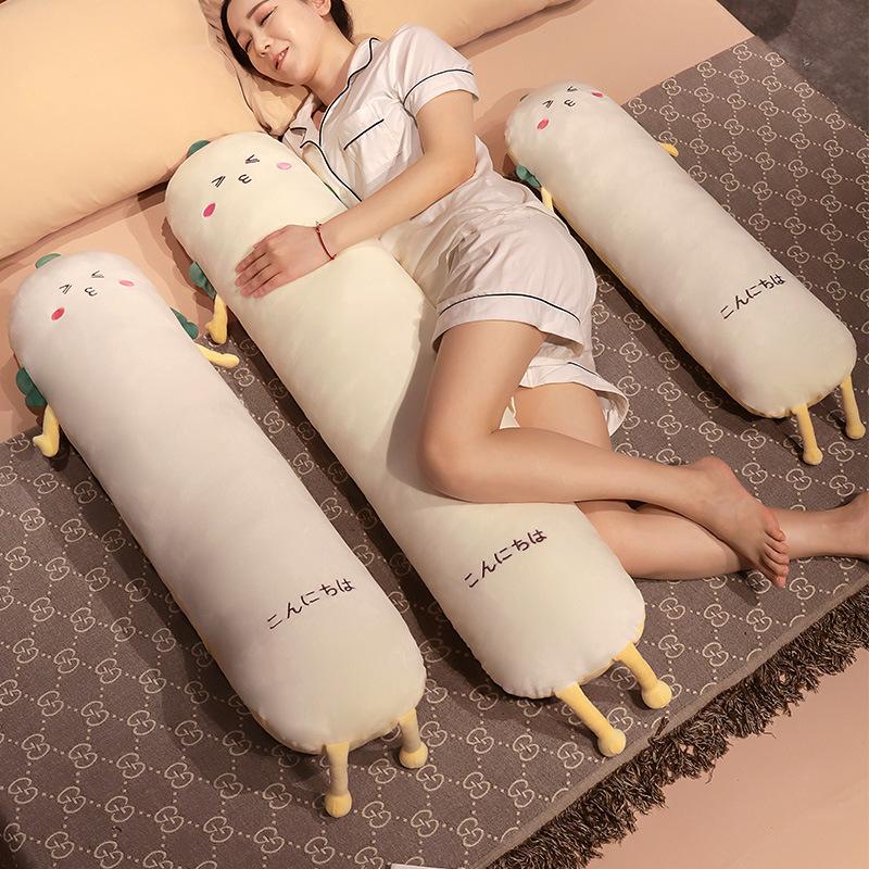 Creative Bread Toast Throw Pillow Plush Toy Home Sofa Pillow Girls Sleep Leg Long Pillow Rag Doll