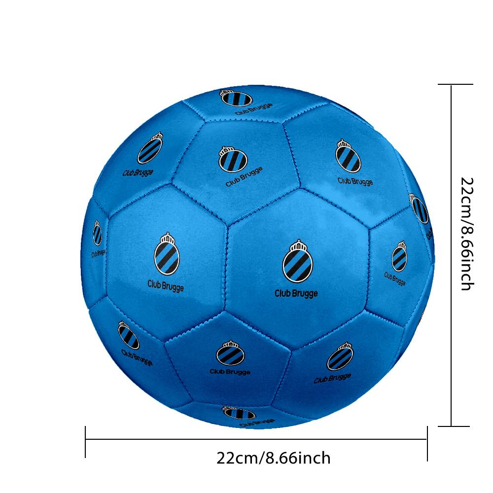 Club Brugge KVIndoor Soccer Ball Colorful All Ages Machine Stitched PVC Competition Ready Durable High-Bounce