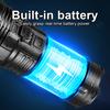 Super Bright 7*LED Flashlight High Light 4 Modes USB Rechageable Portable COB Hand Lamps Outdoor Camping Emergency Hand Lanterns