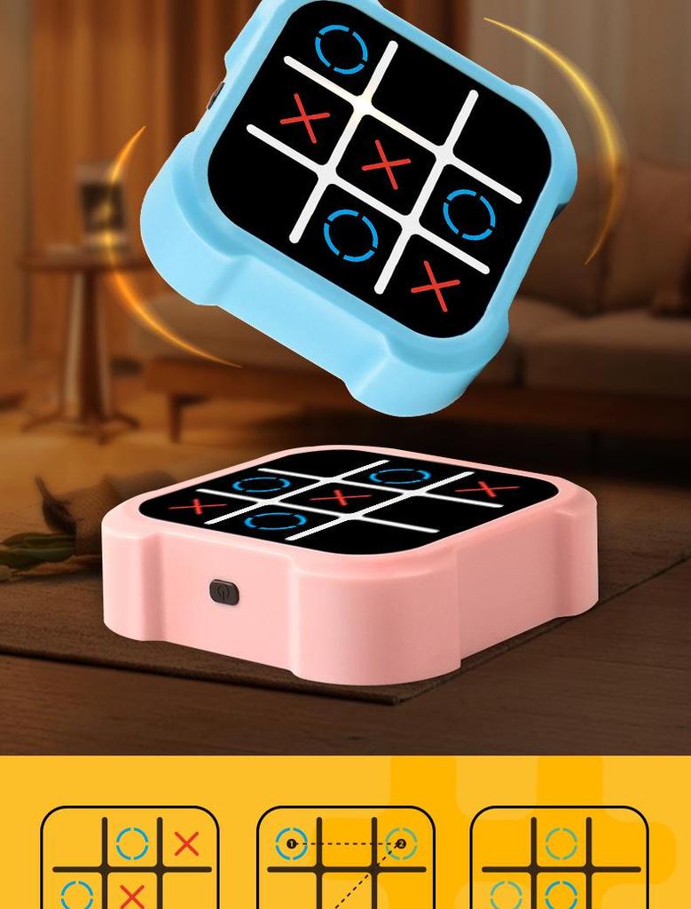 Hot Sale: All-in-One Electronic Tic-Tac-Toe Board Game - Fun, Educational Toy and Gift for Children's Day