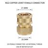 Car Washer Gun Connect G3/8 M22 Fittings Pipe Adapter Connector Pressure Washer Adapter Set Applicable to High Pressure Washer