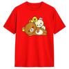 Men Women T Shirt Rilakkuma Bear Face T-Shirts Fashion Beach Tee Shirt Y2K Basic Pattern Cotton Clothes Gift Idea